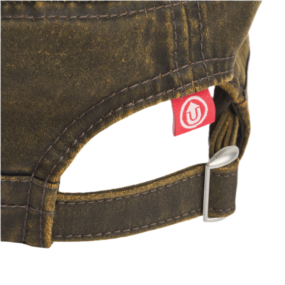 Upfront - CREW Coated Cadet Cap - Brown