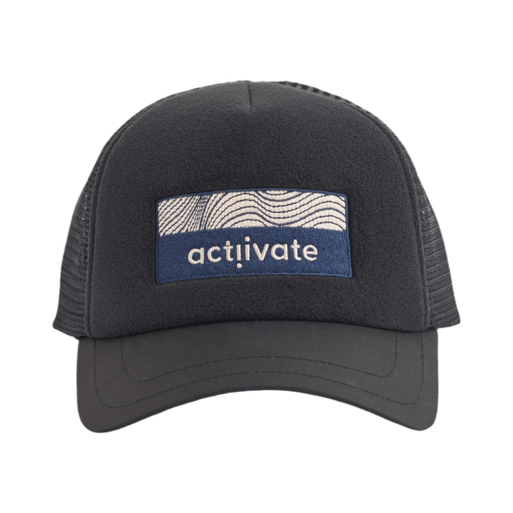 Actiivate - BERN Fleece Trucker Cap - Black
