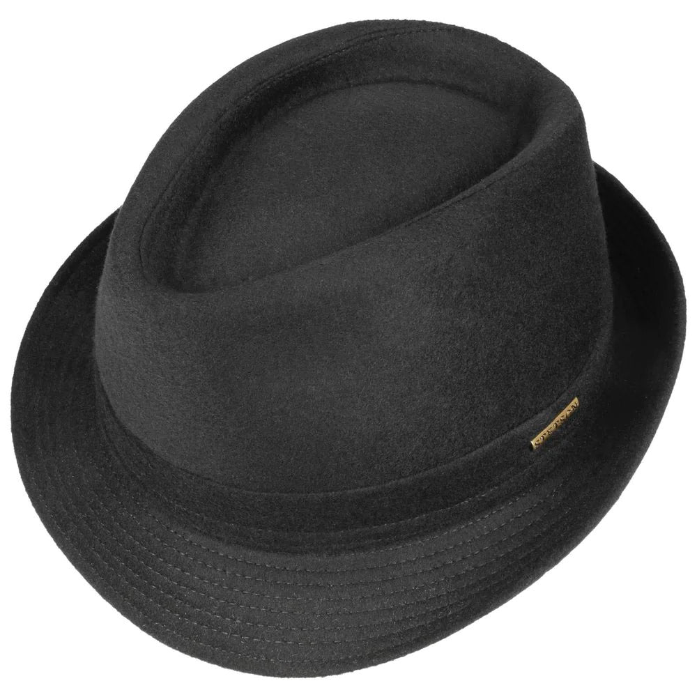Stetson - Trilby Hat Wool - Black
