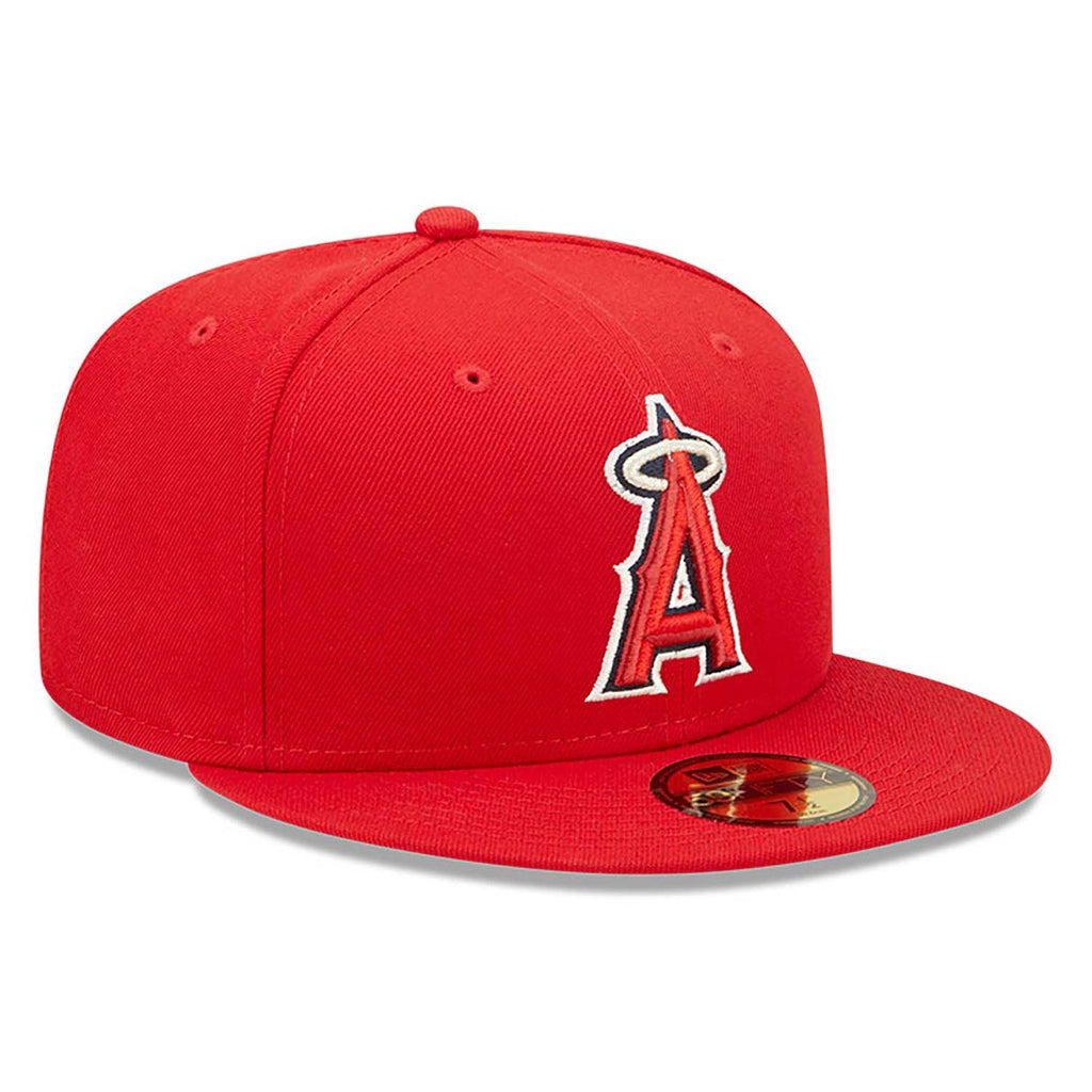 New Era - 59Fifty Fitted Los Angeles Angels Cap - Red