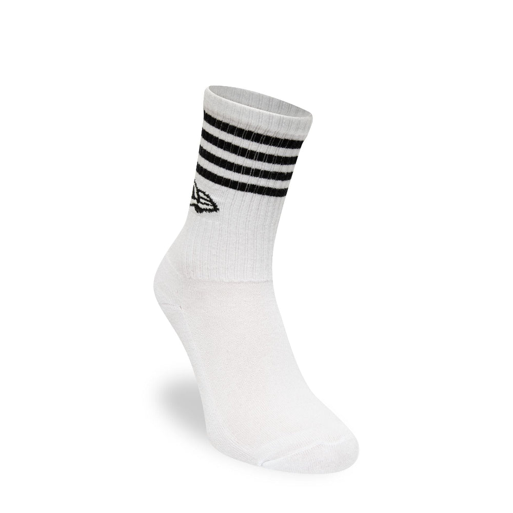 New Era - Stripe Crew Socks 3-Pack - White