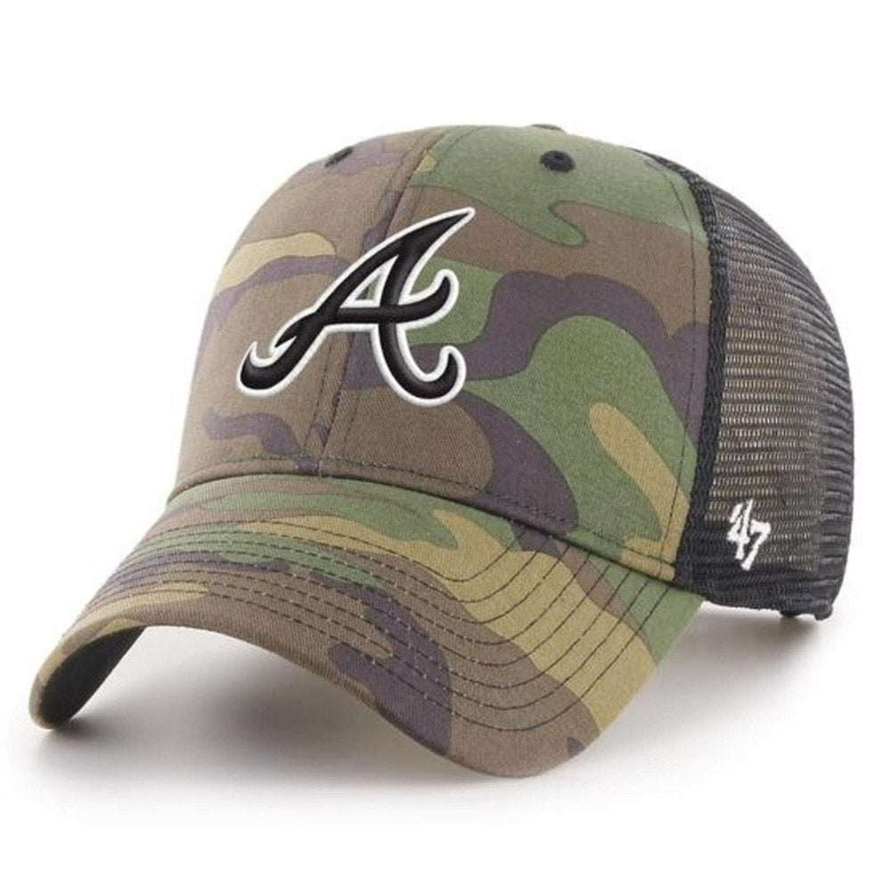 47 Brand - MLB Atlanta Braves Trucker Cap - Camo