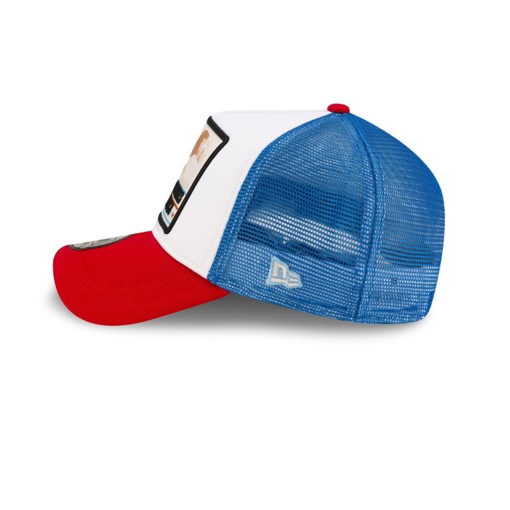 New Era - Eagle Patch Foam Trucker Cap - Red/Blue