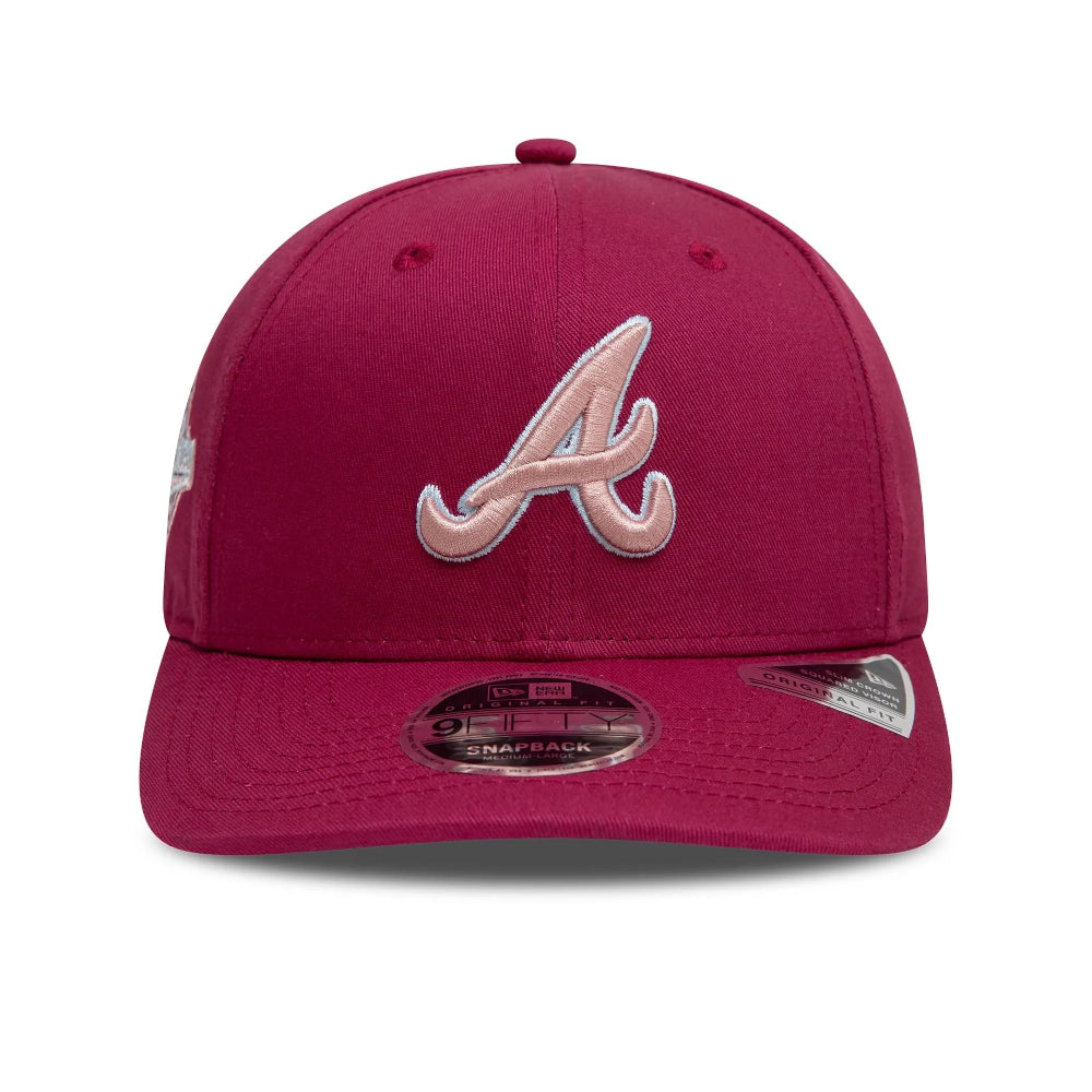 New Era - 9Fifty World Series Side Patch Braves Snapback - Red