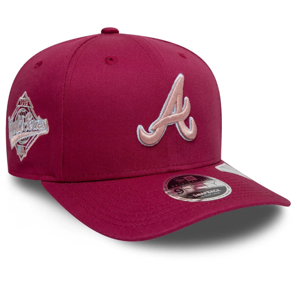 New Era - 9Fifty World Series Side Patch Braves Snapback - Red