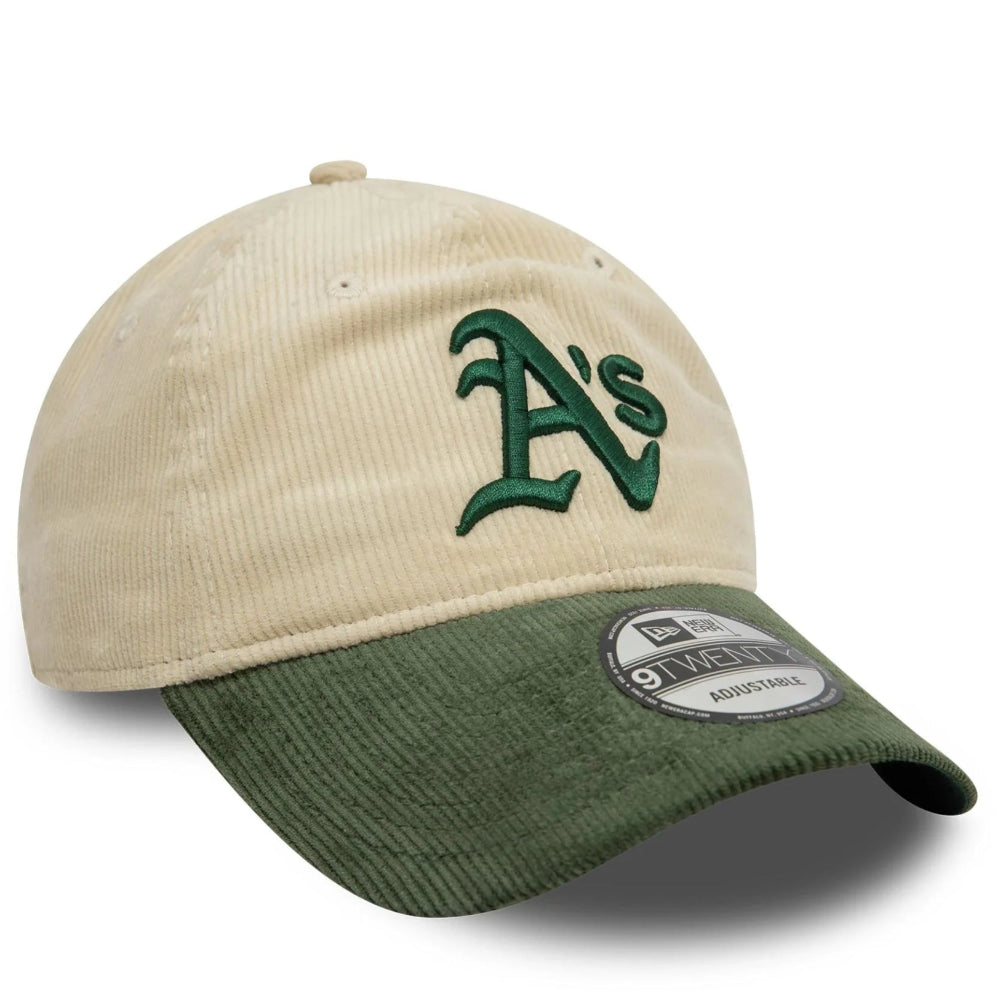 New Era - 9twenty Cord Oakland Athletics Cap - Green/White