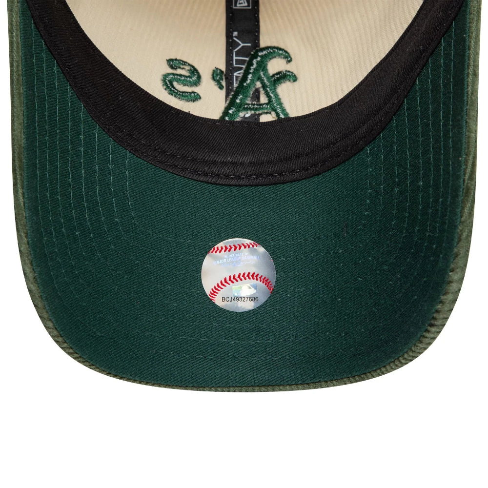 New Era - 9twenty Cord Oakland Athletics Cap - Green/White