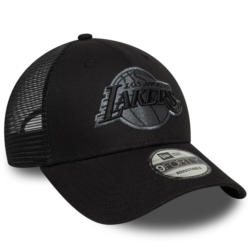 New Era -9Forty Los Angeles Lakers Trucker Cap - Black