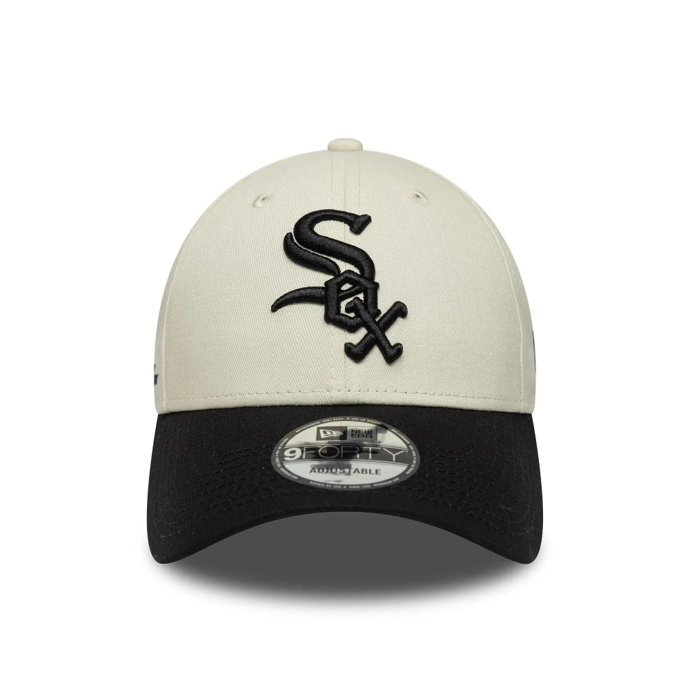 New Era - 9Forty Side Script Chicago White Sox - Black/white