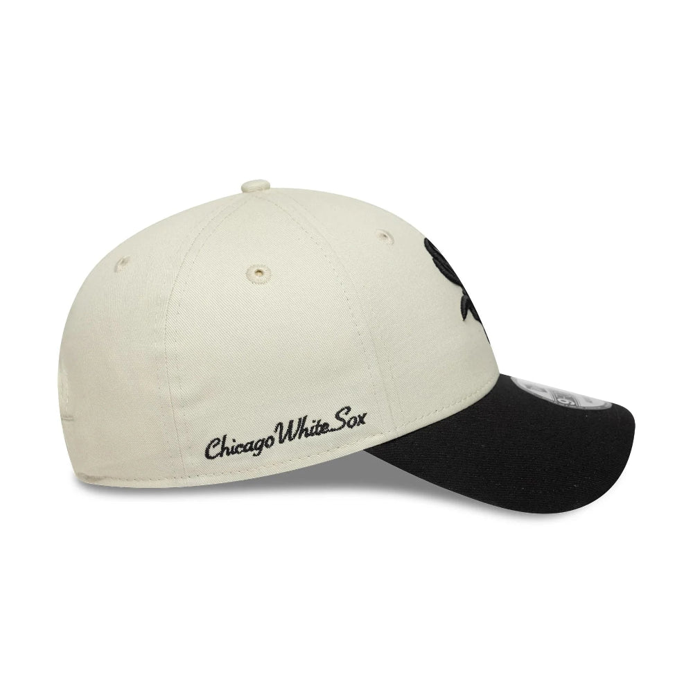 New Era - 9Forty Side Script Chicago White Sox - Black/white