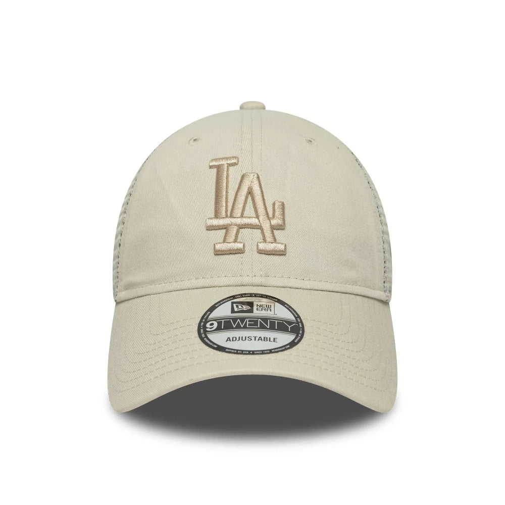 New Era - 9twenty Washed Trucker L.A. Dodgers Cap - Beige