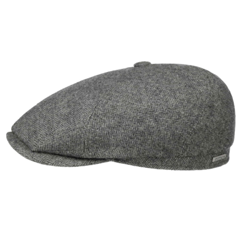Stetson - 6-Panel Herringbone Sixpence - Grey
