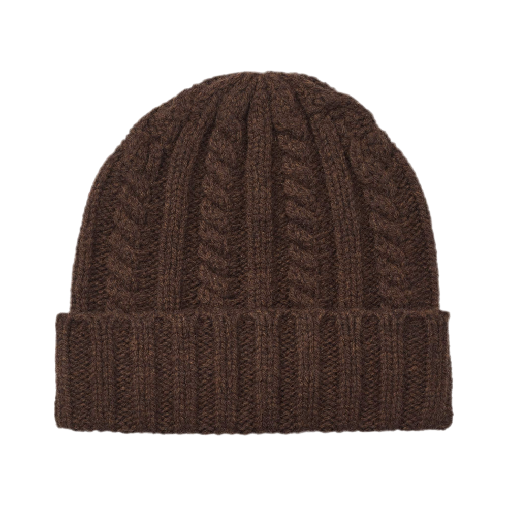 Upfront - CABLE Beanie - Brown