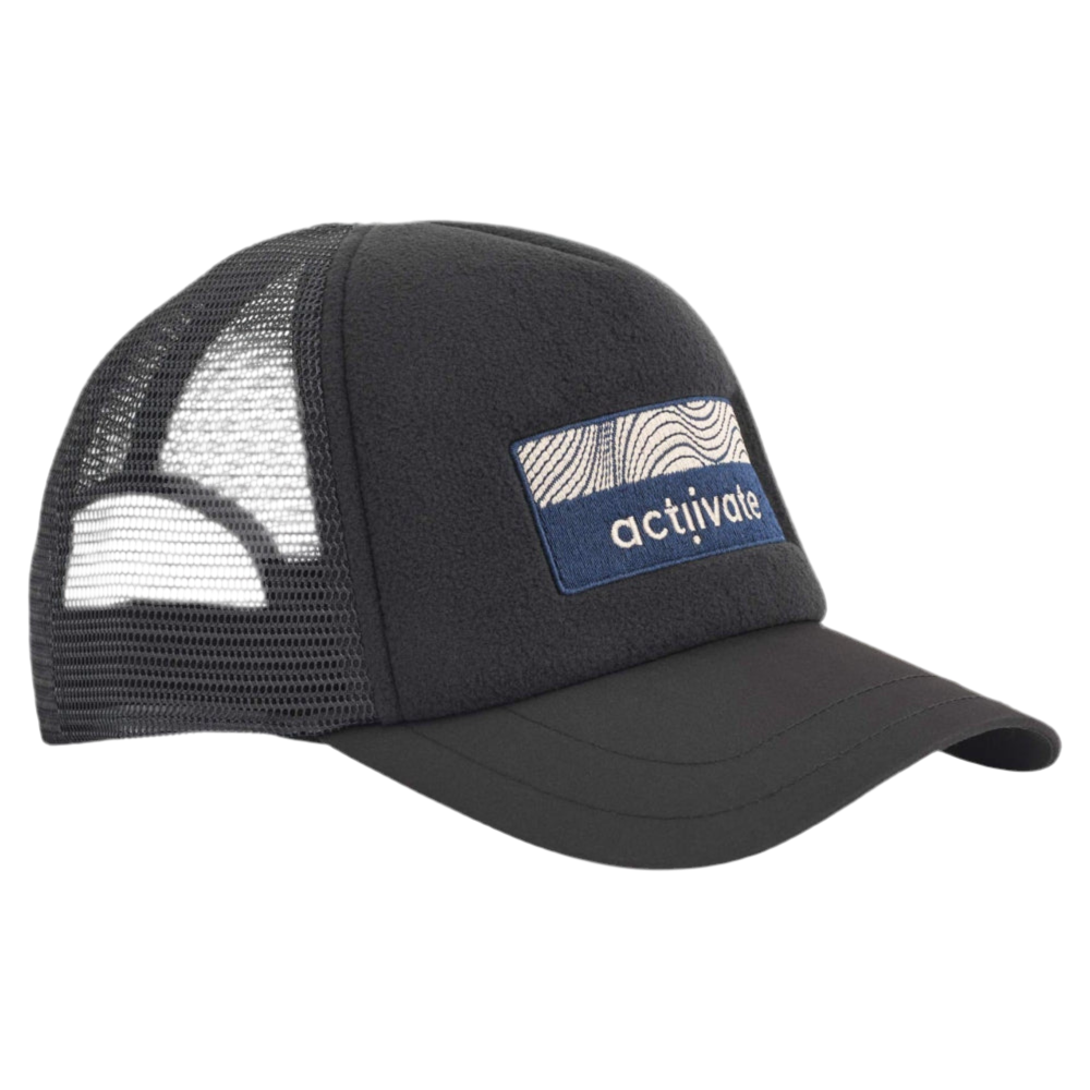 Actiivate - BERN Fleece Trucker Cap - Black
