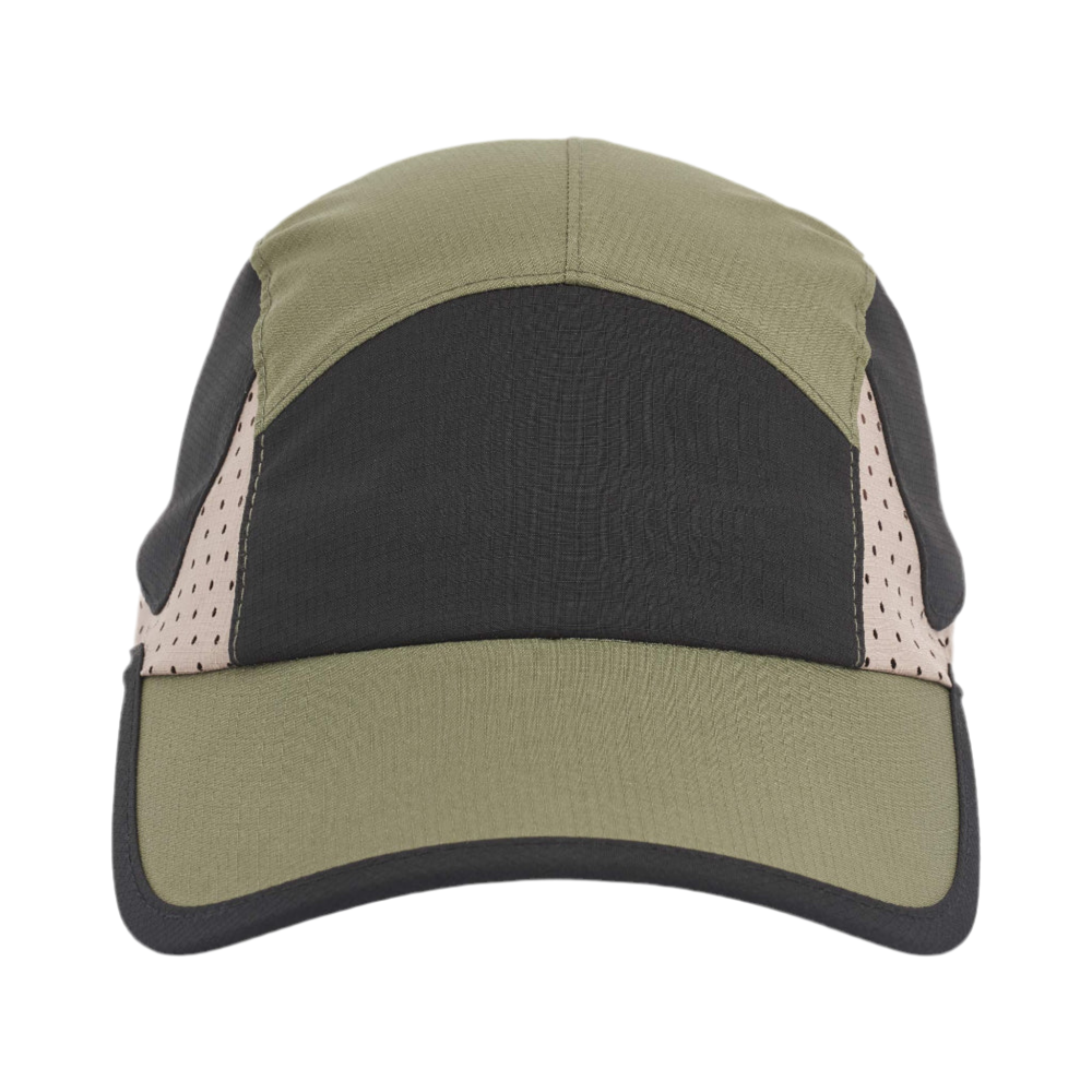 Actiivate - Ankara Five Panel Cap - Olive/Black