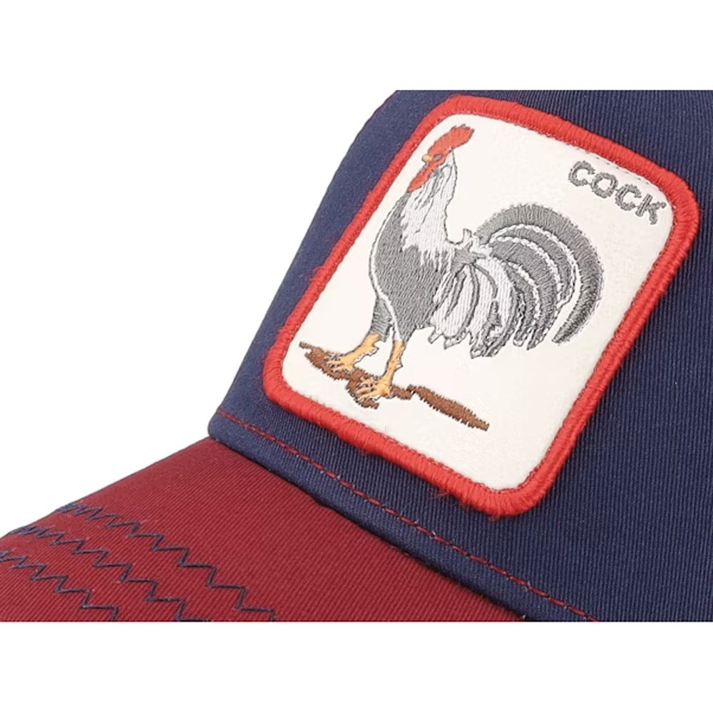 Goorin Bros - The Cock Trucker Cap - Navy/Red