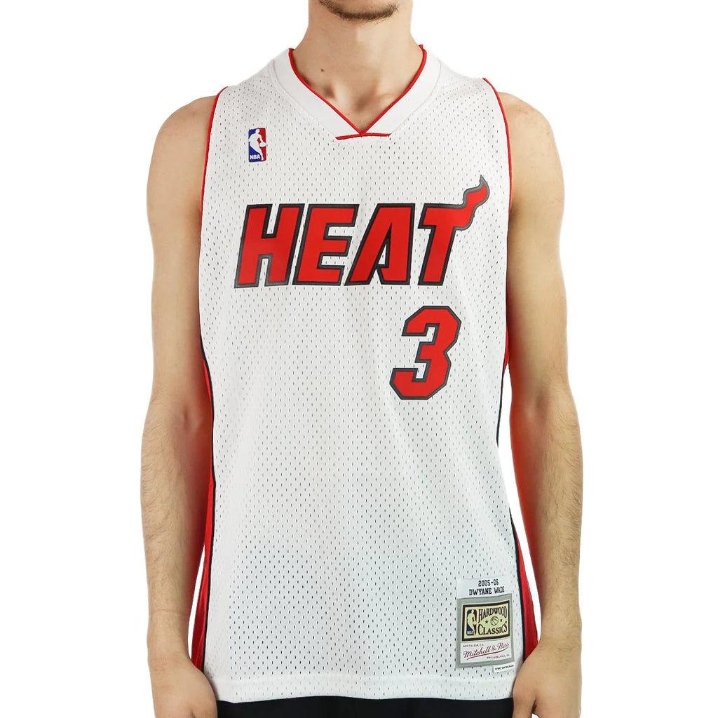 Mitchell & Ness - Miami Heat Dwyane Wade NBA Swingman Jersey - White