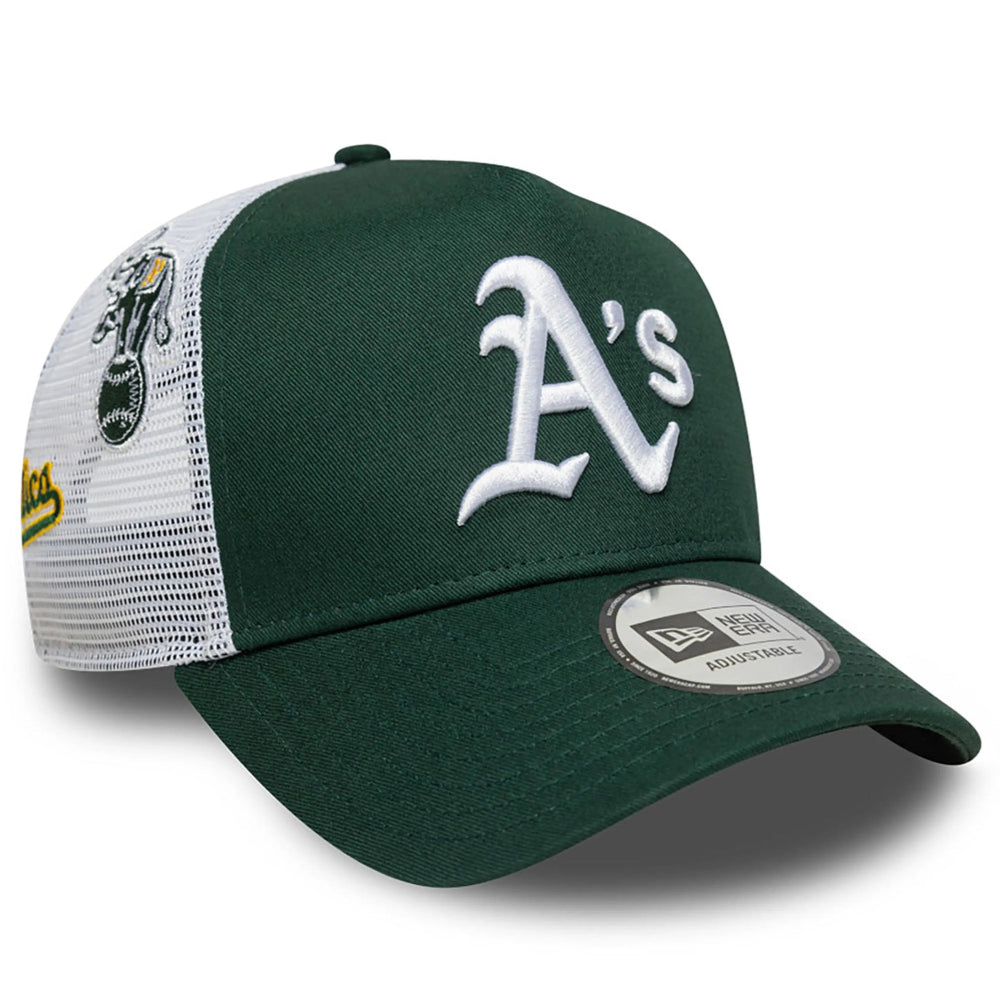 New Era - Oakland A´s Multi Patch Trucker Cap - Green/White