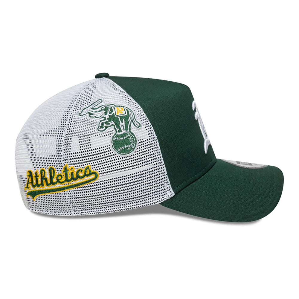 New Era - Oakland A´s Multi Patch Trucker Cap - Green/White