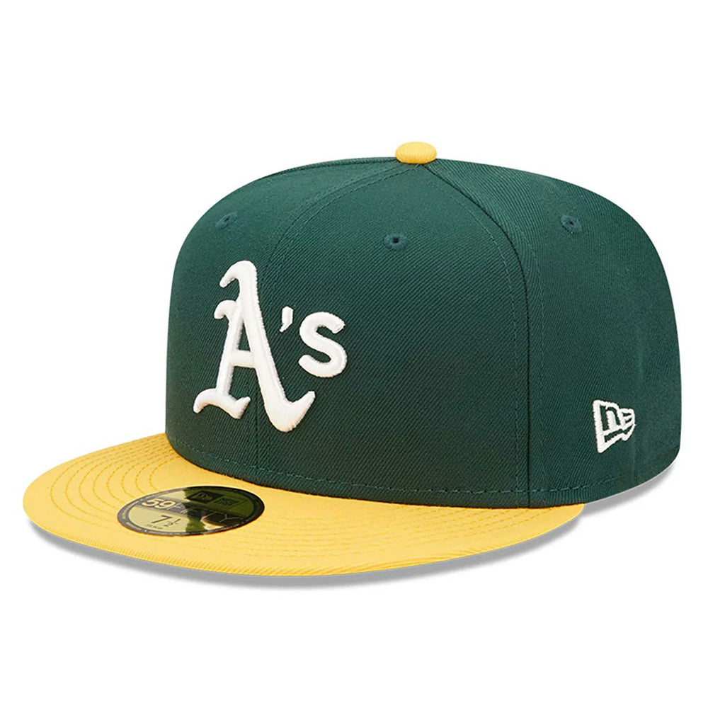 New Era - 59Fifty Fitted Oakland Athletics Cap - Green/Yellow