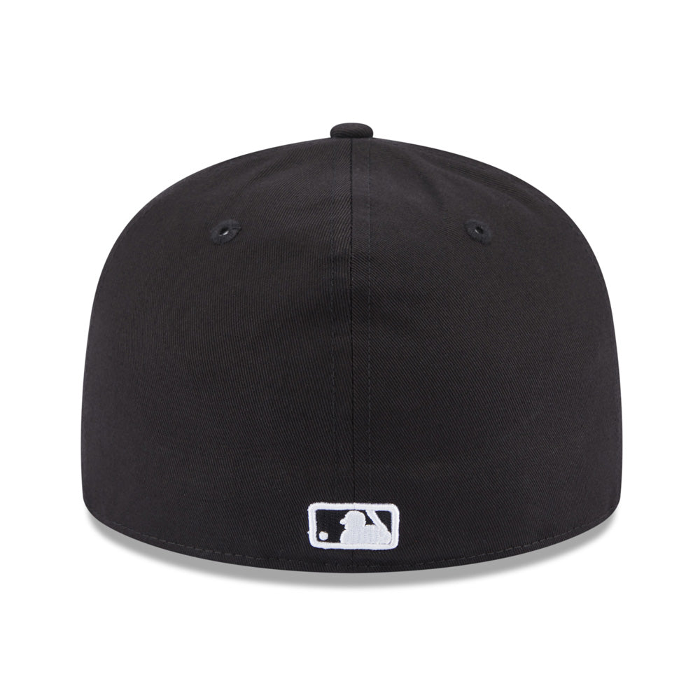 New Era - 59Fifty Fitted Side Patch LA Dodgers Cap - Black/White