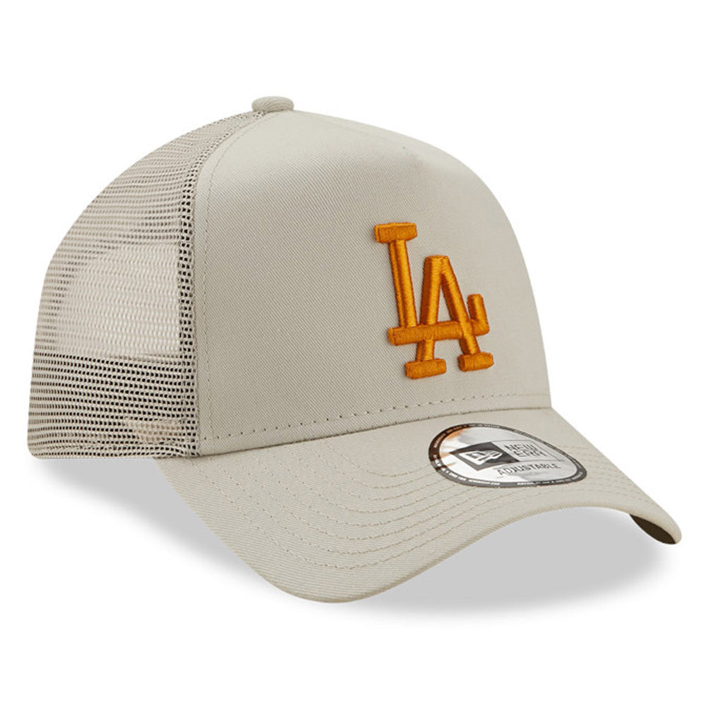 New Era - League Essential Dodgers Trucker Cap - Khaki