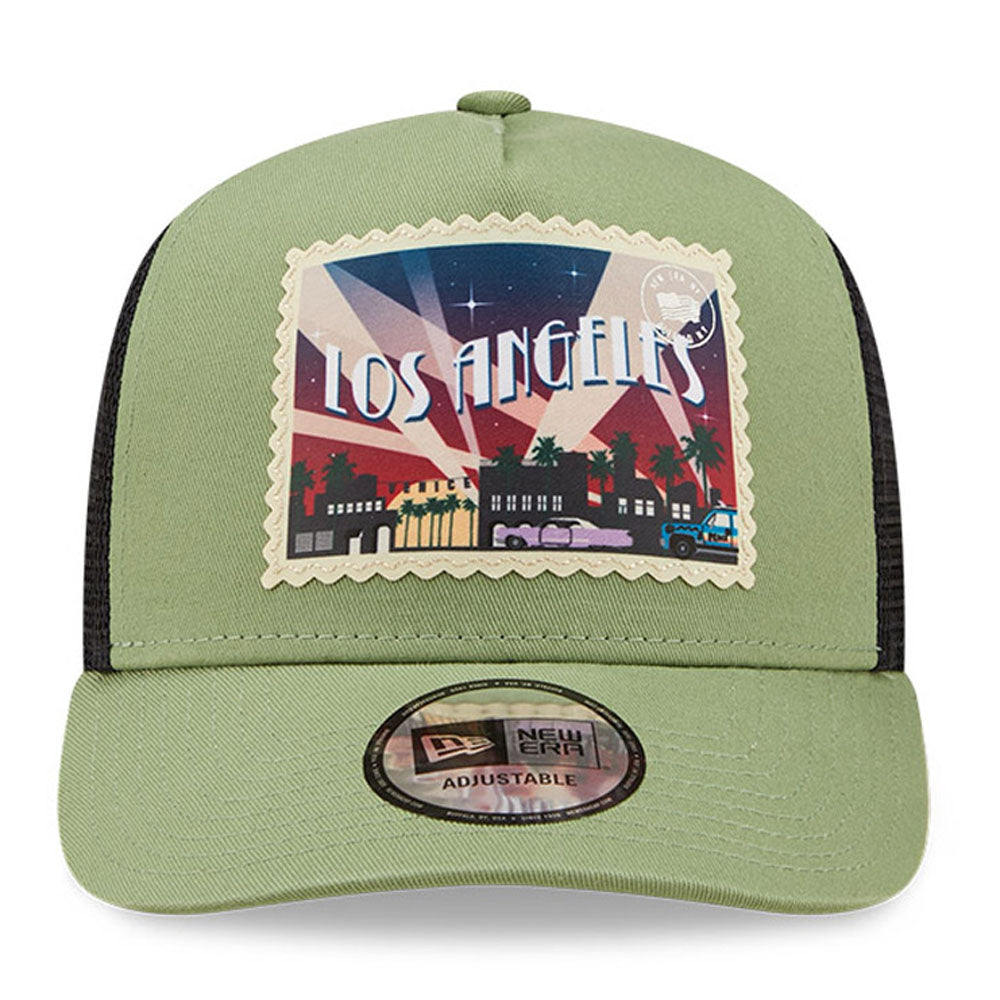 New Era - Los Angeles Postcard Trucker Cap - Green