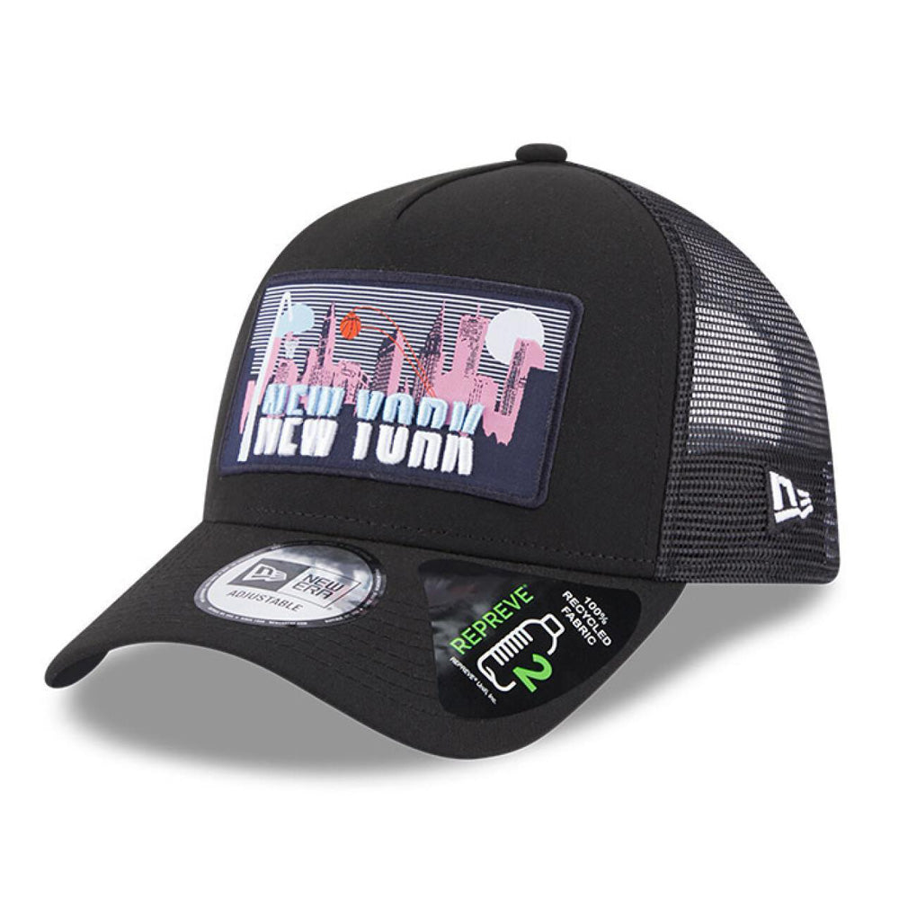 New Era - New York License Plate Trucker Cap - Black