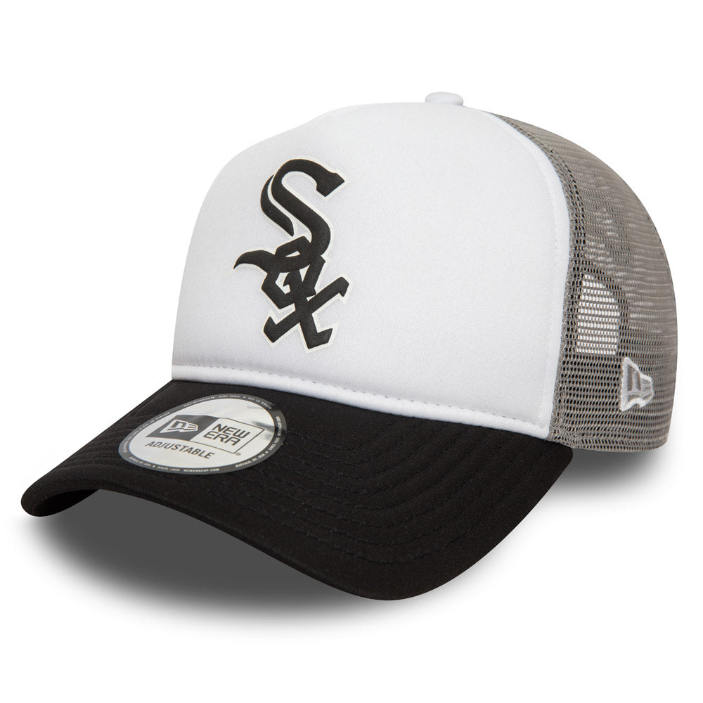 New Era - White Sox MLB Logo Trucker Cap - Black