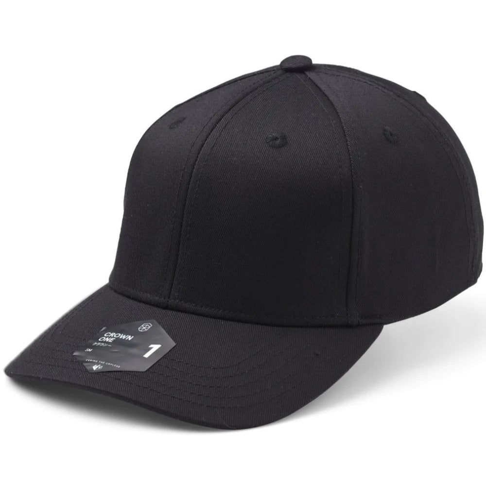 SOW - Crown 1 Premium Baseball Cap - Black