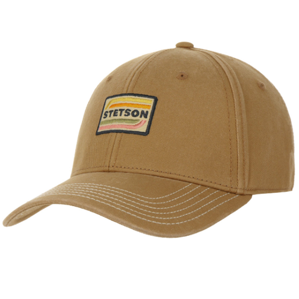 Stetson - Cotton Baseball Cap - Brown