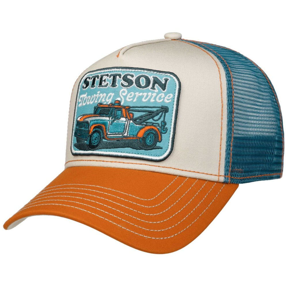 Stetson - Garage Trucker Cap - Blue/Orange