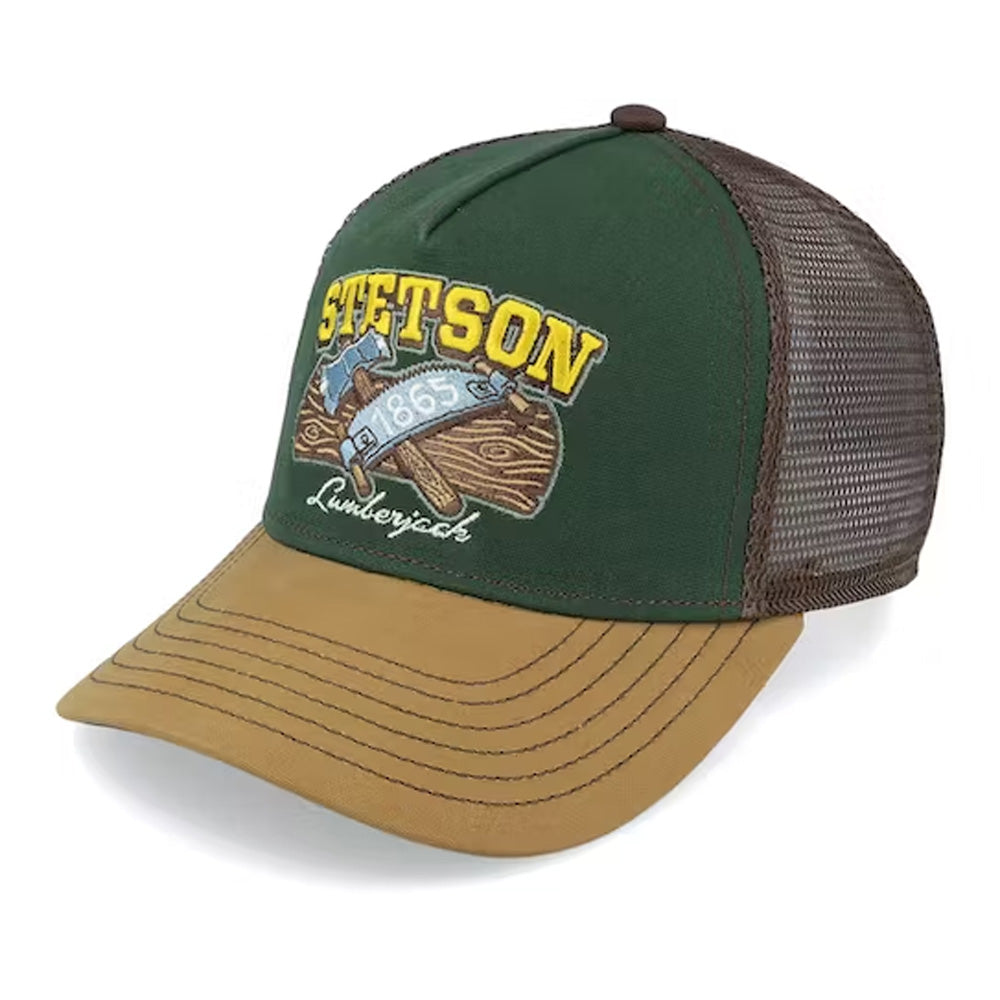 Stetson - Lumberjack Trucker Cap - Brown/Green