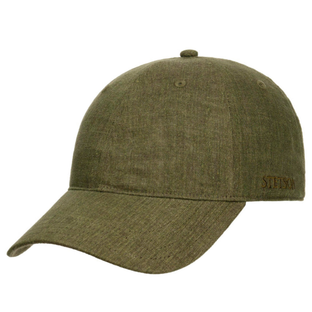 Stetson - Linen Dad Cap - Olive