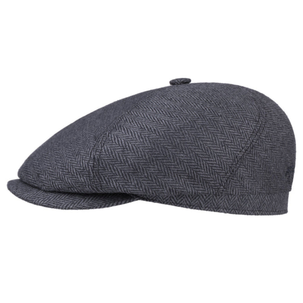 Stetson - 6-Panel Silk Sixpence - Dark Grey