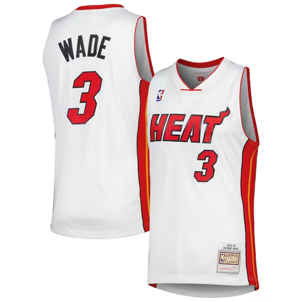 Mitchell & Ness - Miami Heat Dwyane Wade NBA Swingman Jersey - White