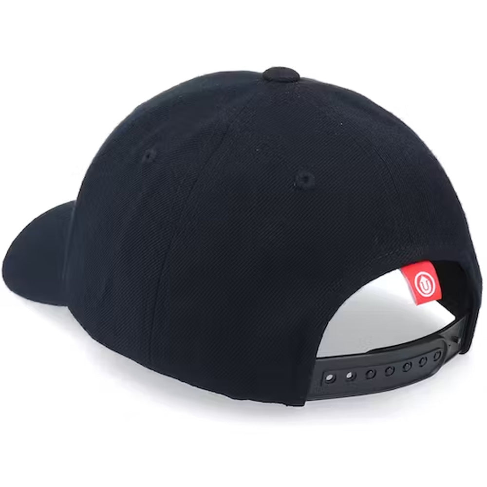 Upfront - Spinback Low Crown Baseball Cap - Black White