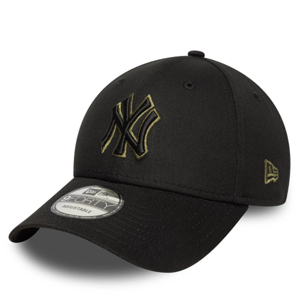 New Era - 9Forty Team Outline New York Yankees Cap - Black