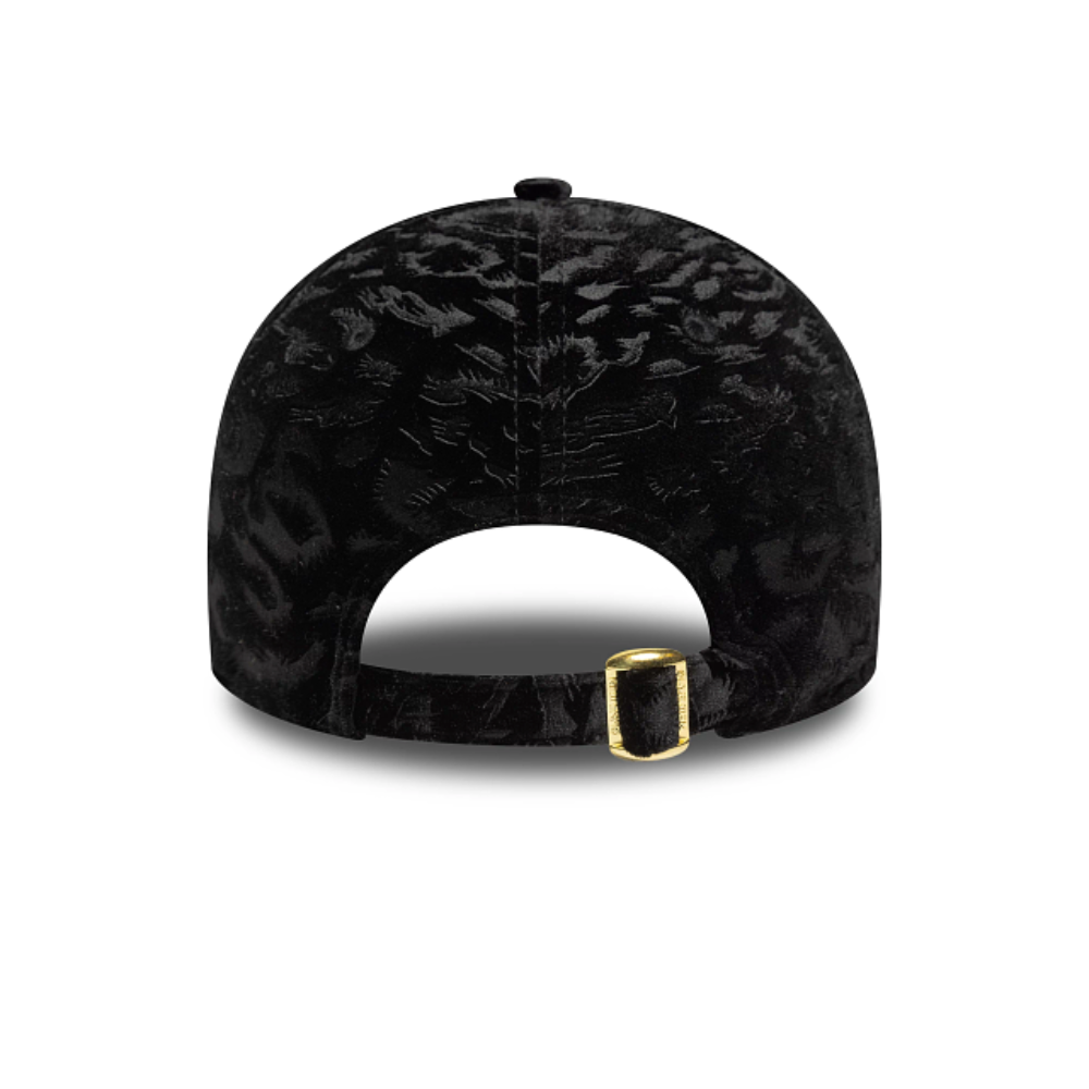 New Era - 9Forty Womens Leo Velour New York Yankees Cap - Black