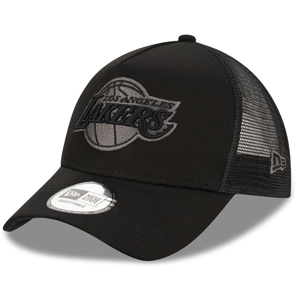 New Era - Los Angeles Lakers Trucker Cap - Black/Black