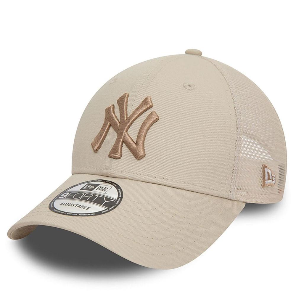 New Era - Yankees Home Field Trucker Cap - Beige