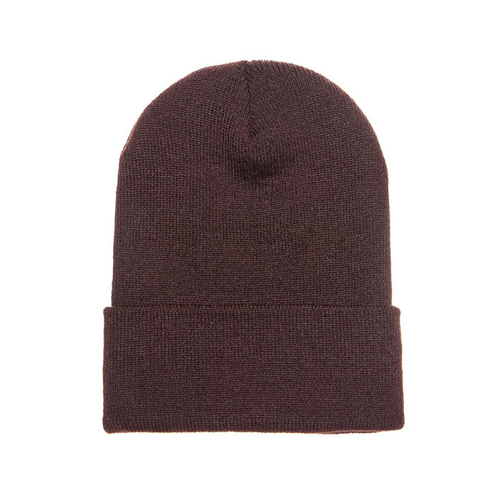 Yupoong - Fold Up Beanie - Brown - capstore.dk
