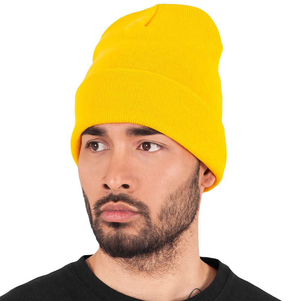 Yupoong - Fold Up Beanie - Gold - capstore.dk