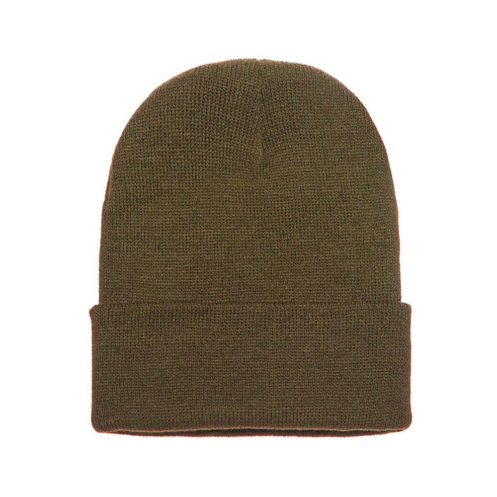 Yupoong - Fold Up Beanie - Olive - capstore.dk