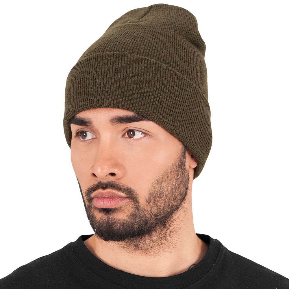 Yupoong - Fold Up Beanie - Olive - capstore.dk