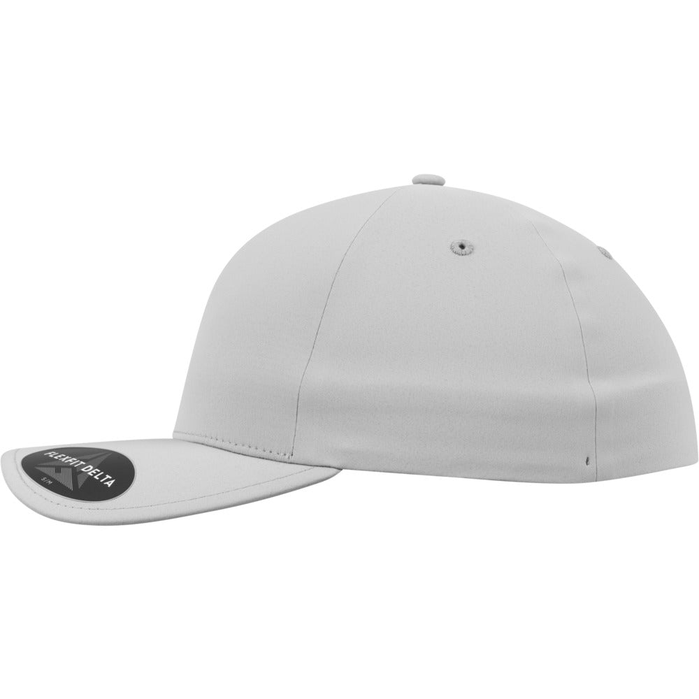 Flexfit - Delta 180 Baseball Cap - Silver - capstore.dk