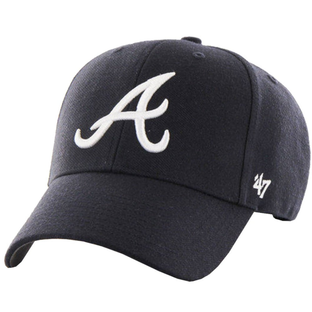47 - MLB Atlanta Braves Baseball Cap - Navy - capstore.dk