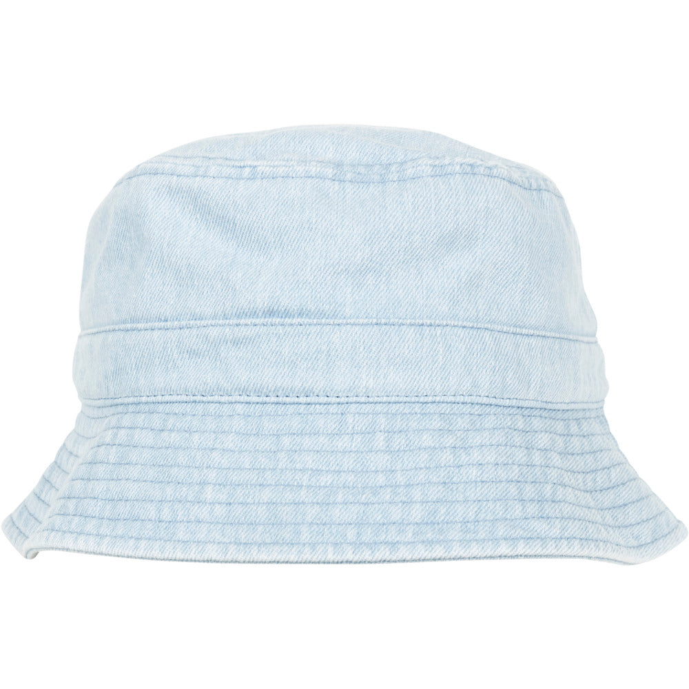 Flexfit - Denim Bucket Hat - Blue - capstore.dk