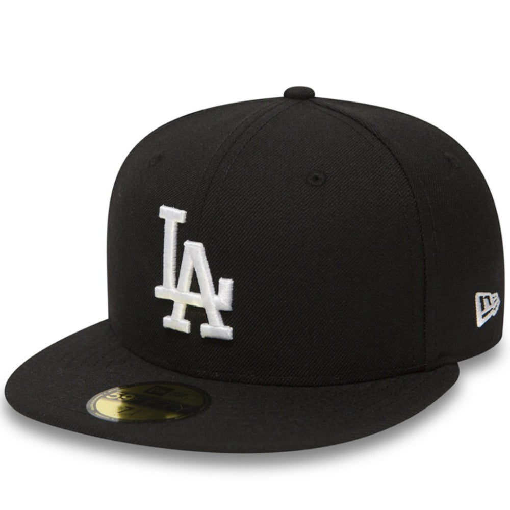 New Era - 59Fifty Fitted - Los Angeles Dodgers - Black/White - capstore.dk