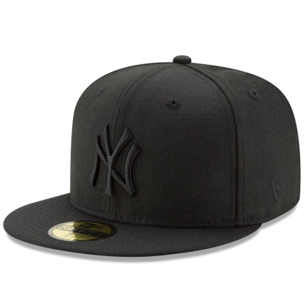New Era - 59Fifty Fitted - New York Yankees - Black/Black - capstore.dk